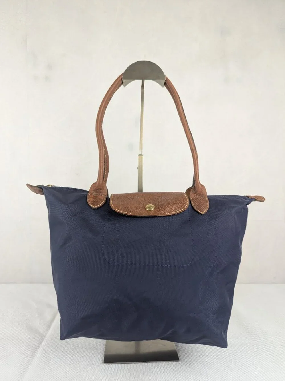 Longchamp Le Pliage Nylon Tote Bag Blue – Used Gently – Ships Fast – AUTHENTIC